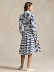 Polo Ralph Lauren Blue Long Sleeve Day Dress - Image 2 of 5