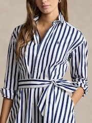 Polo Ralph Lauren Blue Long Sleeve Day Dress - Image 4 of 5