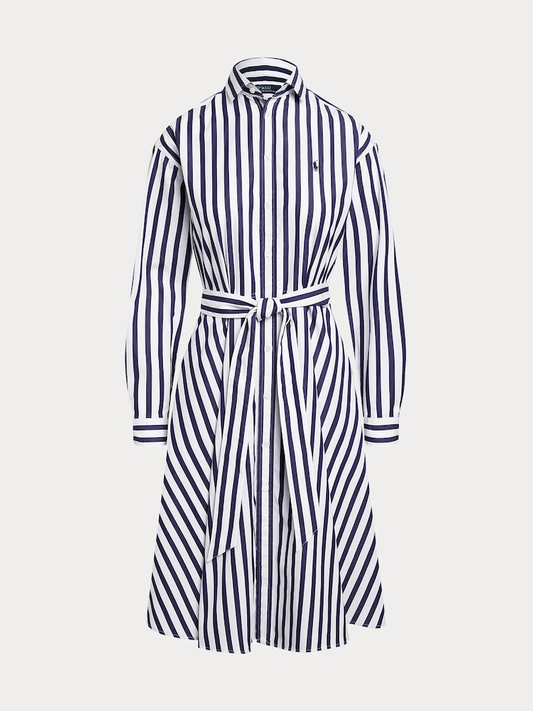 Polo Ralph Lauren Blue Long Sleeve Day Dress - Image 5 of 5