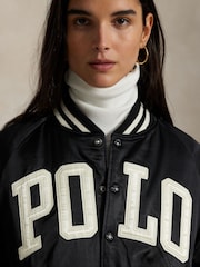 Polo Ralph Lauren Black Woven Bomber Jacket - Image 4 of 5