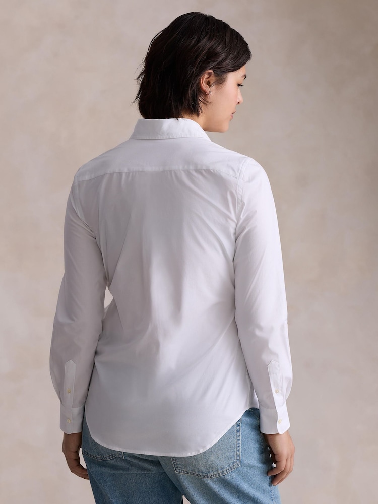 Polo Ralph Lauren White Long Sleeve Button Front Shirt - Image 2 of 6