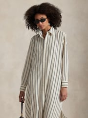 Polo Ralph Lauren White Woven Shirt Dress - Image 1 of 7