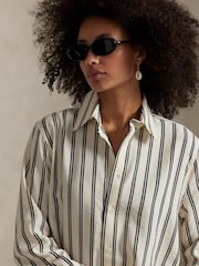 Polo Ralph Lauren White Woven Shirt Dress - Image 3 of 7