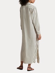 Polo Ralph Lauren White Woven Shirt Dress - Image 5 of 7