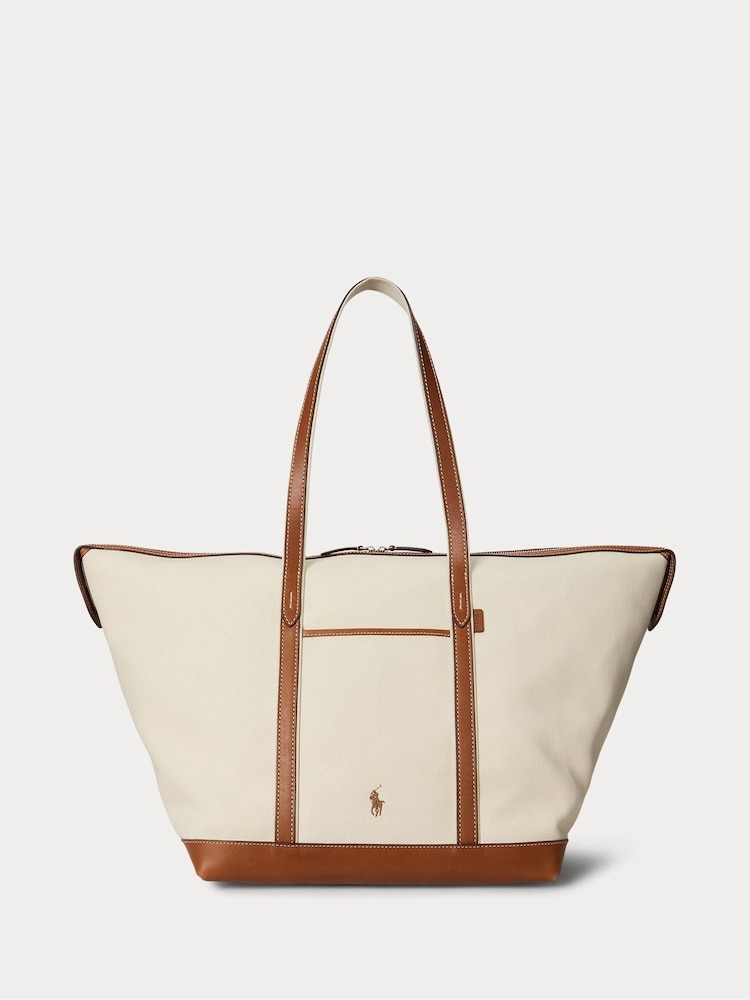 Polo Ralph Lauren Natural Large Tote Bag - Image 5 of 5 Polo Ralph Lauren Natural Large Tote Bag - Image 5 of 5