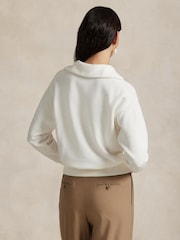Polo Ralph Lauren White Knit Sweatshirt - Image 2 of 7