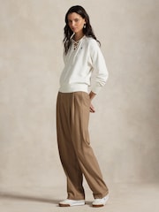 Polo Ralph Lauren White Knit Sweatshirt - Image 3 of 7