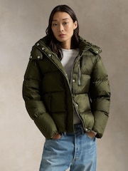 Polo Ralph Lauren Green Curly Insulated Coat - Image 1 of 3