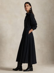 Polo Ralph Lauren Black Woven Shirt Dress - Image 5 of 5