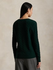 Polo Ralph Lauren Green Kimberly Long Sleeve Pullover Jumper - Image 2 of 4