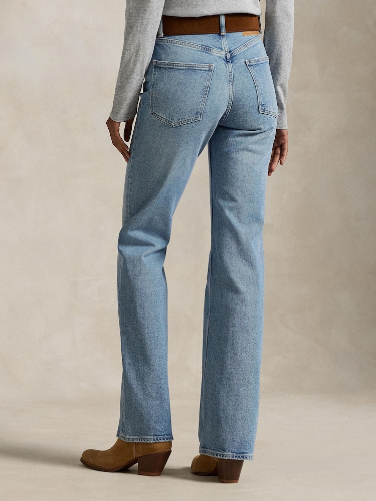 Polo Ralph Lauren Blue Standard Full Length Flare jeans - Image 2 of 5