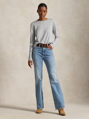 Polo Ralph Lauren Blue Standard Full Length Flare jeans - Image 5 of 5