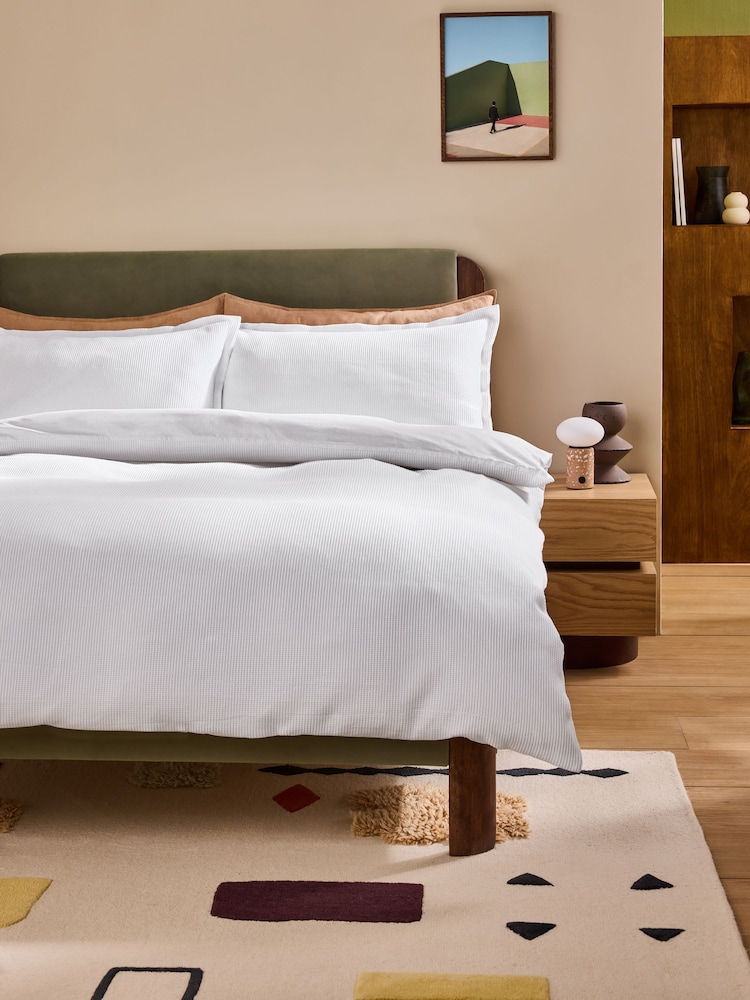 MADE.COM Waffle Duvet Cover and Pillowcase Set - صورة 1 من 4 MADE.COM Waffle Duvet Cover and Pillowcase Set - صورة 1 من 4