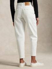 Polo Ralph Lauren White Straight Ankle Straight Jeans - Image 2 of 5