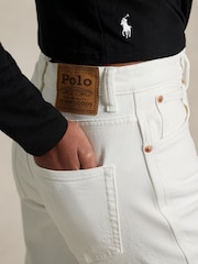 Polo Ralph Lauren White Straight Ankle Straight Jeans - Image 3 of 5