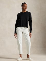 Polo Ralph Lauren White Straight Ankle Straight Jeans - Image 4 of 5