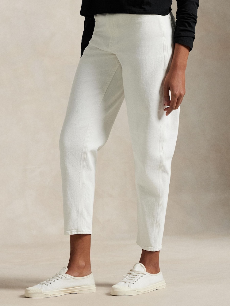 Polo Ralph Lauren White Straight Ankle Straight Jeans - Image 5 of 5