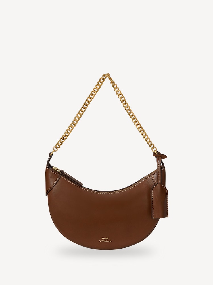 Polo Ralph Lauren Brown Small Cross-Body Bag - Image 1 of 5 Polo Ralph Lauren Brown Small Cross-Body Bag - Image 1 of 5