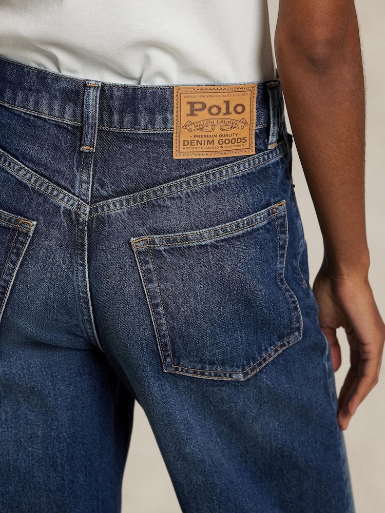 Polo Ralph Lauren Blue Ankle Wide Jeans - Image 5 of 5