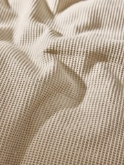 MADE.COM Natural Oatmeal Waffle Duvet Cover and Pillowcase Set - Image 3 of 5