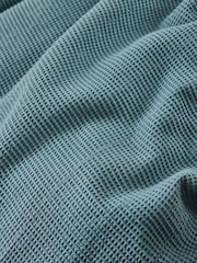 MADE.COM Marine Blue Waffle Duvet Cover and Pillowcase Set - Image 3 of 5