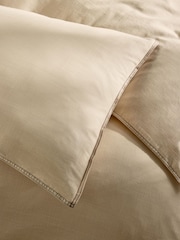 MADE.COM Natural Sand Textured Duvet Cover and Pillowcase Set - Image 2 of 6