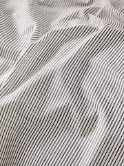 MADE.COM Grey Ansel Stripe 100% Cotton Duvet Cover and Pillowcase Set - Image 4 of 5