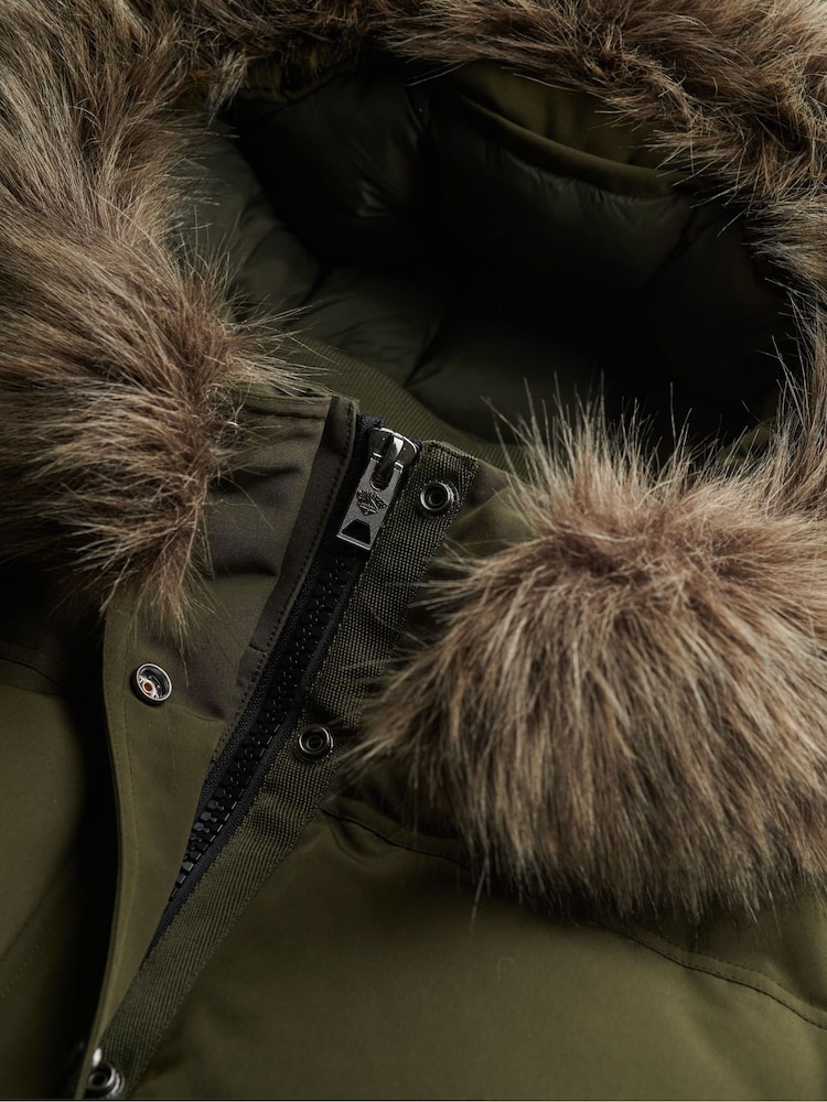 Superdry Green Everest 5 Baffle Puffer Jacket - Image 7 of 7 Superdry Green Everest 5 Baffle Puffer Jacket - Image 7 of 7