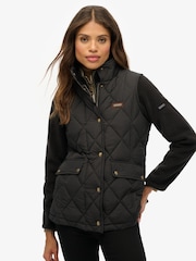 Superdry Black Sports Puffer Gilet - Image 2 of 7