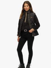 Superdry Black Sports Puffer Gilet - Image 3 of 7