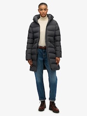 Superdry Grey City Mid Padded Jacket - Image 4 of 7