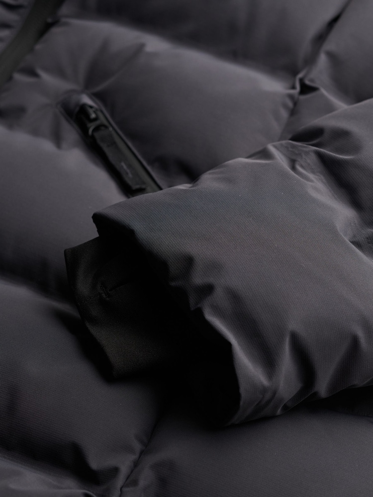 Superdry Grey City Mid Padded Jacket - Image 7 of 7