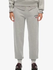 Superdry Grey ATH Essential Boyfriend Joggers - Image 4 of 6