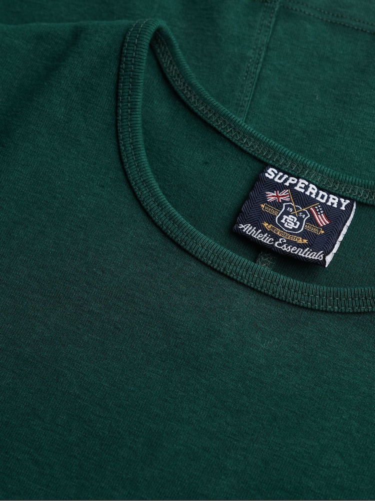 Superdry Green Athletic Essential T-Shirt - Image 5 of 5
