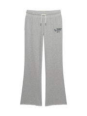 Harmaa - Superdry Athletic -brodeeratut levenevät Verryttelyhousut - Kuva 7 / 7