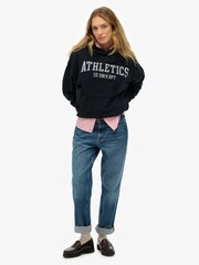 Superdry Blue Athletic Essential Relaxed Hoodies - Image 2 of 5