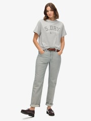 Superdry Grey Athletic Essentials Loose T-Shirt - Image 2 of 5