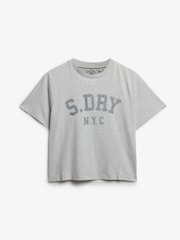 Superdry Grey Athletic Essentials Loose T-Shirt - Image 5 of 5
