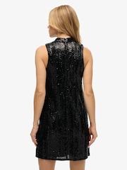 Superdry Sl Sequin A Line Mini Dress - Slika 4 iz 8