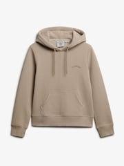 Superdry Grey Essential Logo Embroidered Hoodie - Image 5 of 7