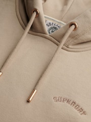 Superdry Grey Essential Logo Embroidered Hoodie - Image 6 of 7