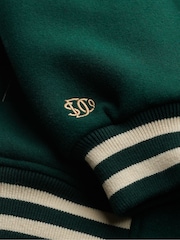 Superdry Green Country Club Wool Bomber Jacket - Image 7 of 7
