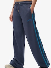 Superdry Blue Athletic Essentials Logo Straight Leg Joggers - Image 5 of 7