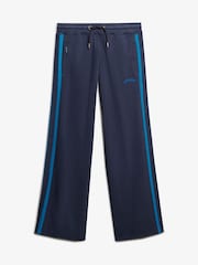 Superdry Blue Athletic Essentials Logo Straight Leg Joggers - Image 6 of 7