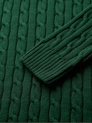 Superdry Green Chunky Rib Roll Neck Os Jumper - Image 5 of 5
