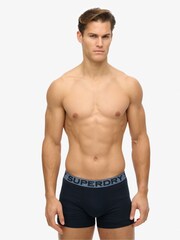 Superdry Blue Boxers Triple Pack - Image 1 of 3