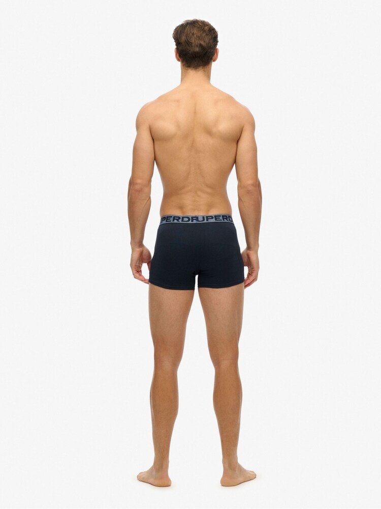 Superdry Blue Boxers Triple Pack - Image 2 of 3
