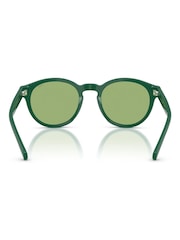 Ralph Lauren Green Ph4192 Round Sunglasses - Image 2 of 5