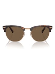 Polo Ralph Lauren Round Brown Sunglasses - Bild 1 von 5