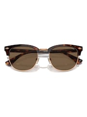 Polo Ralph Lauren Round Brown Sunglasses - Bild 3 von 5